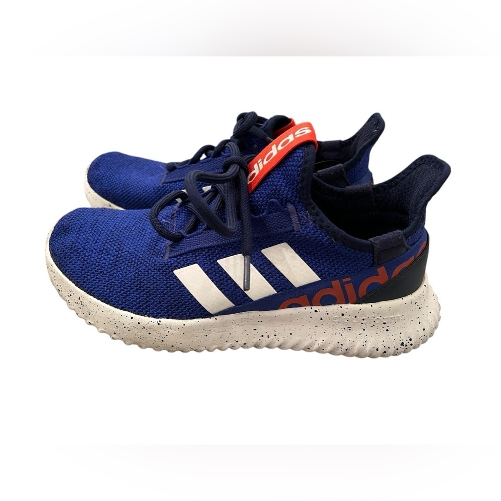 Adidas Kids Kaptir 2.0 Blue/Red Tennis Shoes in size youth 6.5 - Picture 2 of 6